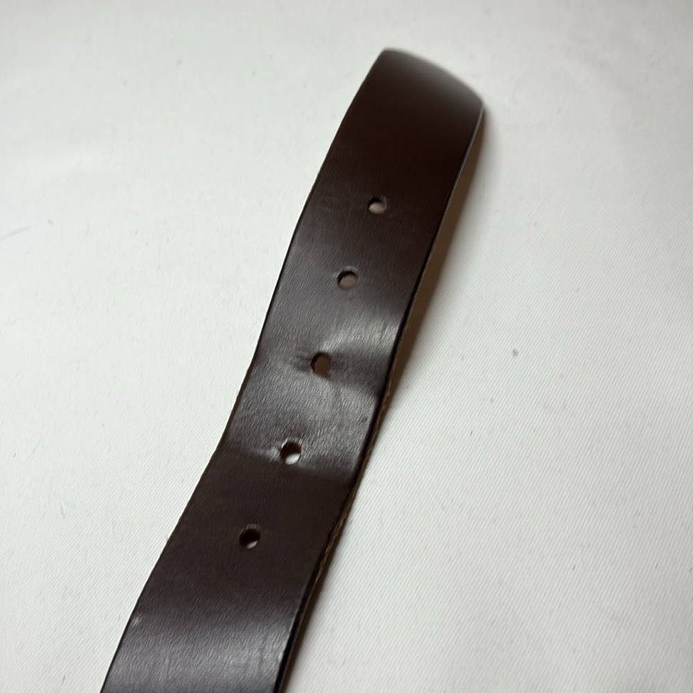 Bison Designs NWOT Chocolate Leather Belt 41-45”ish - Picture 6 of 8